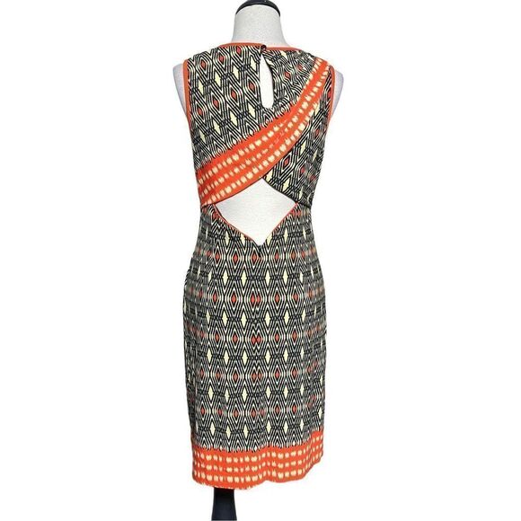 Musette Sleeveless Abstract Shift Dress Size 6 - Picture 3 of 4